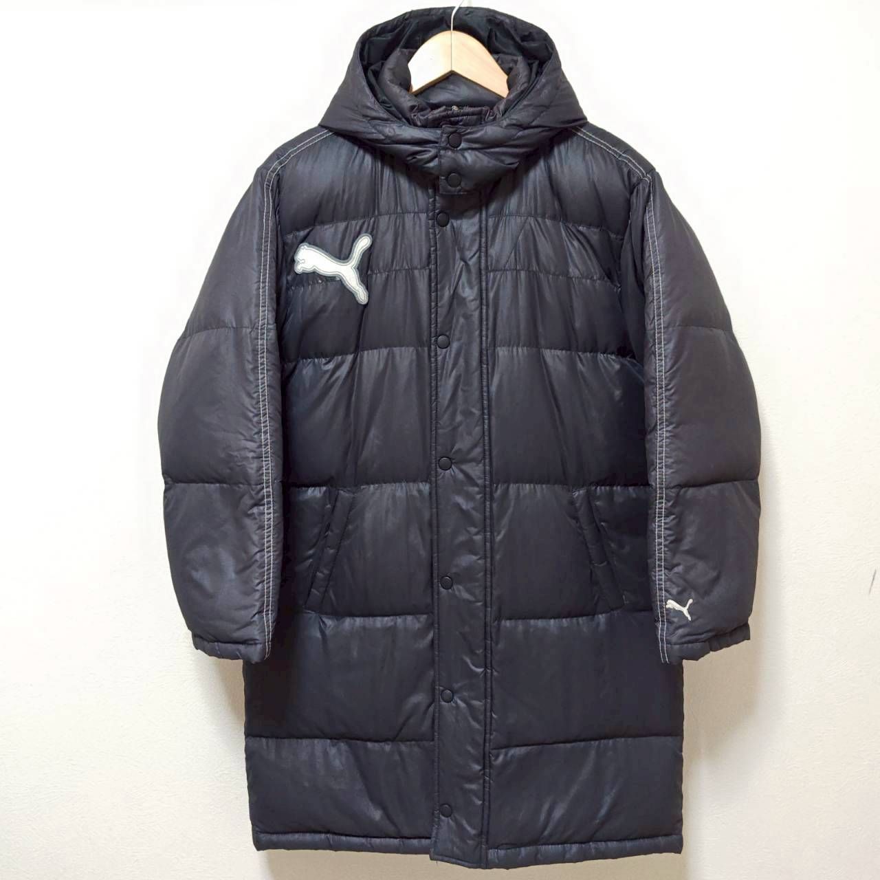 保温性抜群◎【PUMA】プーマ ベンチ コート ダウン ジャケット ロゴ