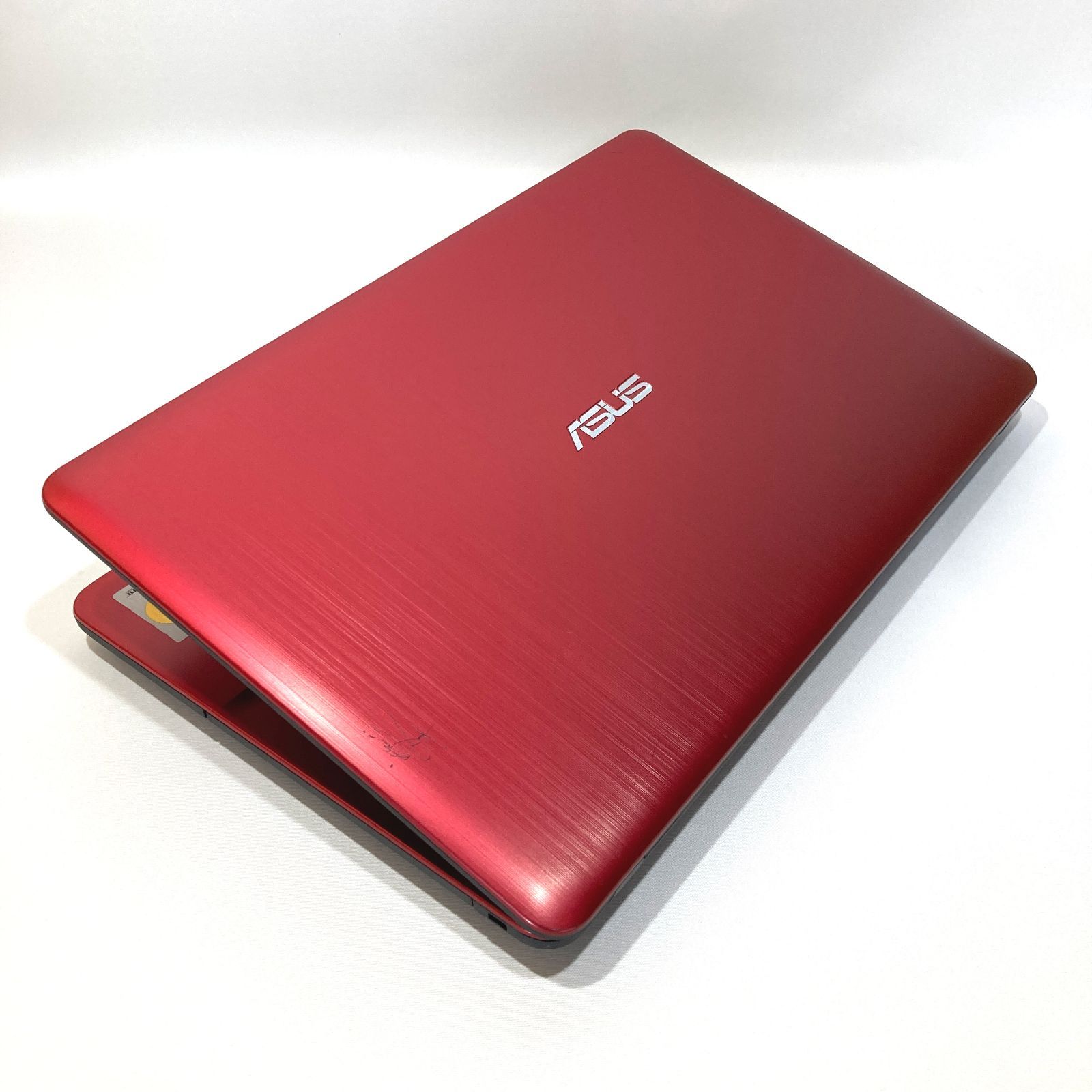 初心者向✨快適i3・カメラ付・DVD◇赤◇すぐ使えるノートパソコン