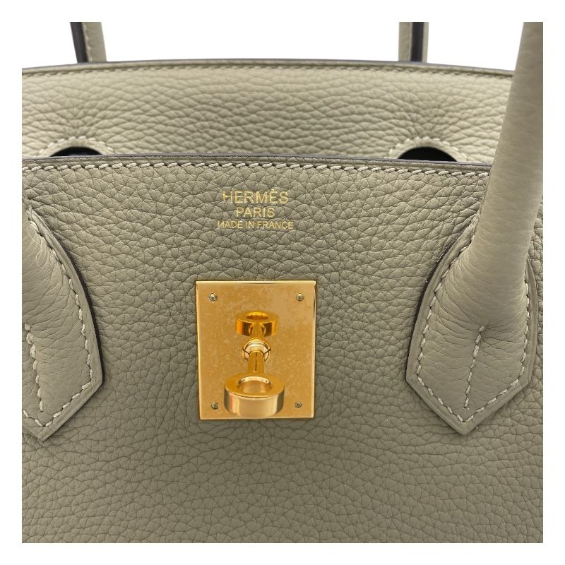 エルメス HERMES バーキン30 A刻 セージ GD金具 トゴ レディース