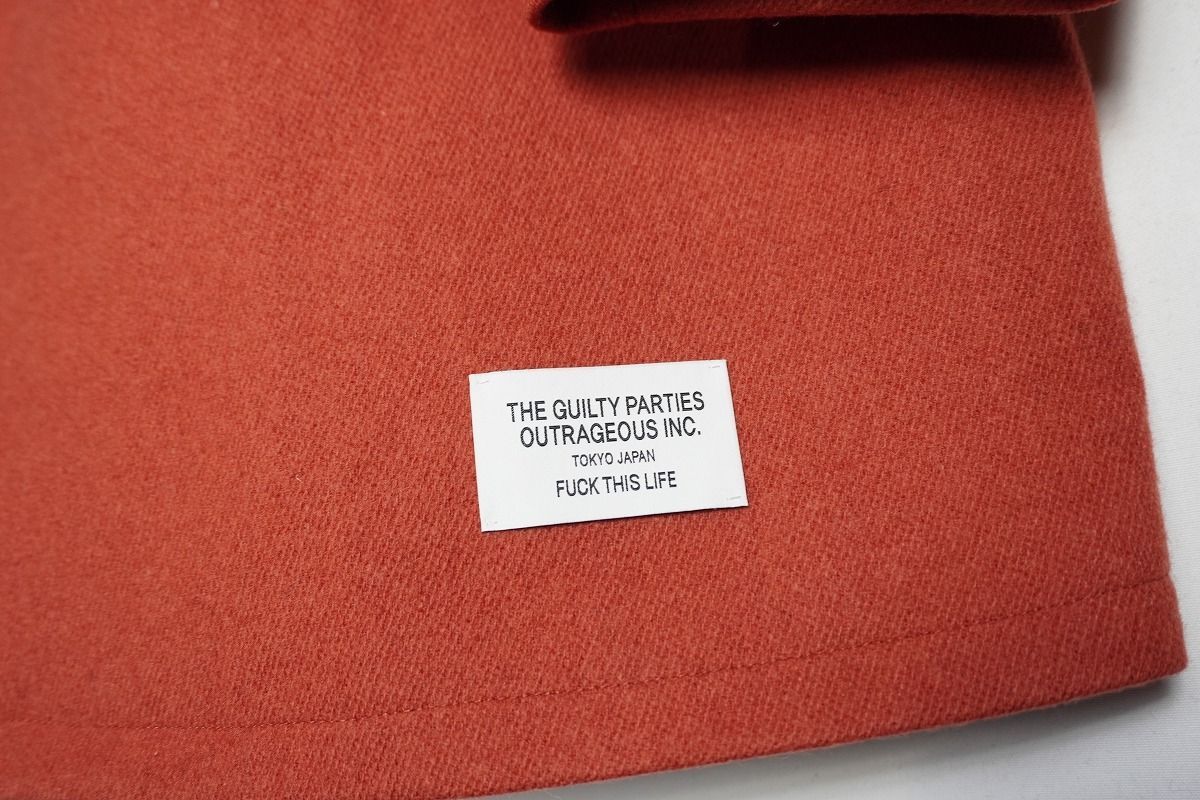 HENRIK VIBSKOV ピーコート ウールジャケット チェック ネイビー