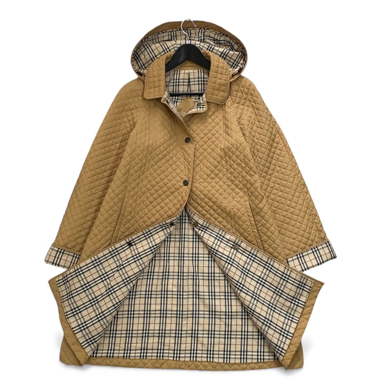 専用‼️BURBERRY キルティングコートフード　ノバチェック　中綿コート バーバリーロンドン Burberry London キルティングコート ノバチェック