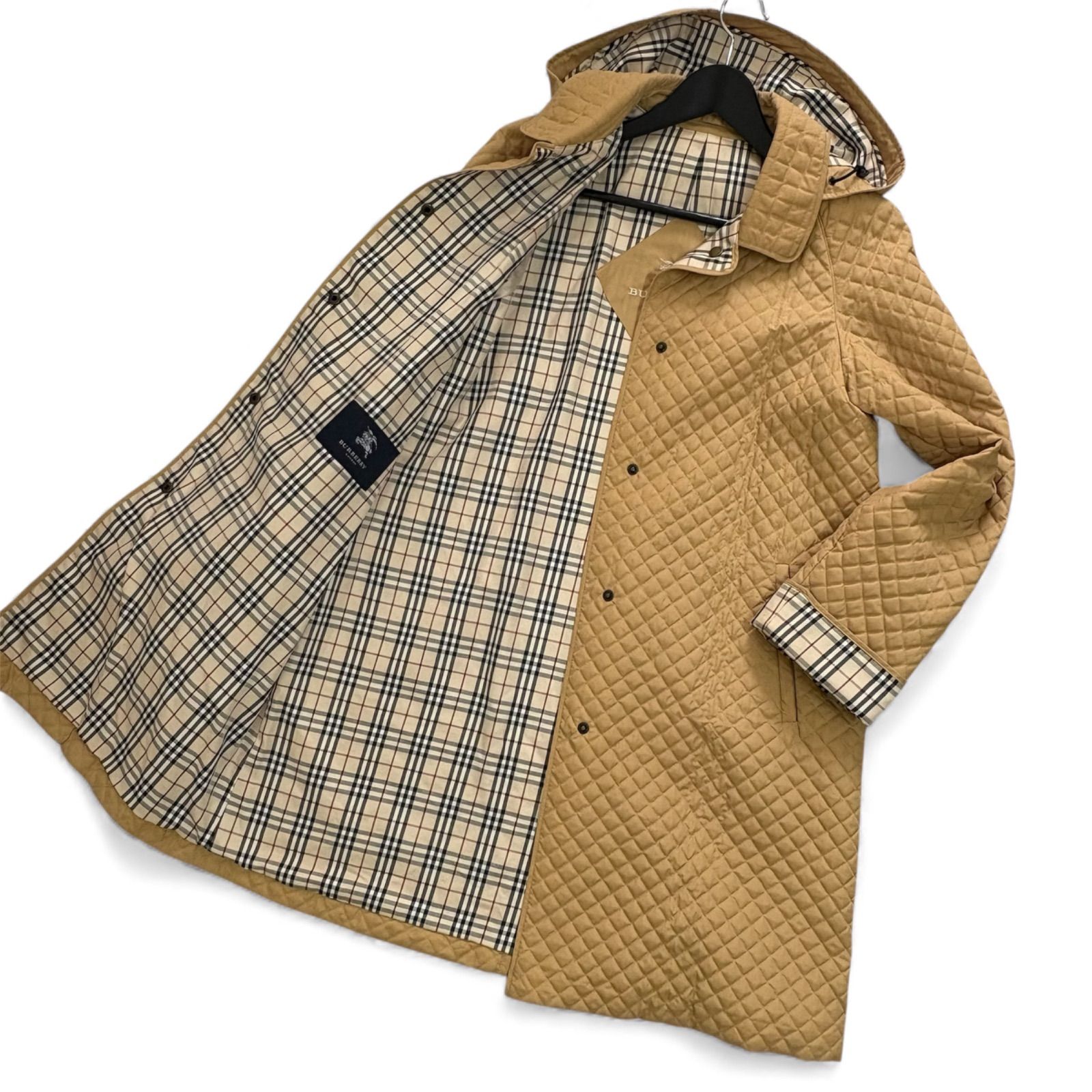 バーバリーロンドン Burberry London キルティングコート ノバチェック