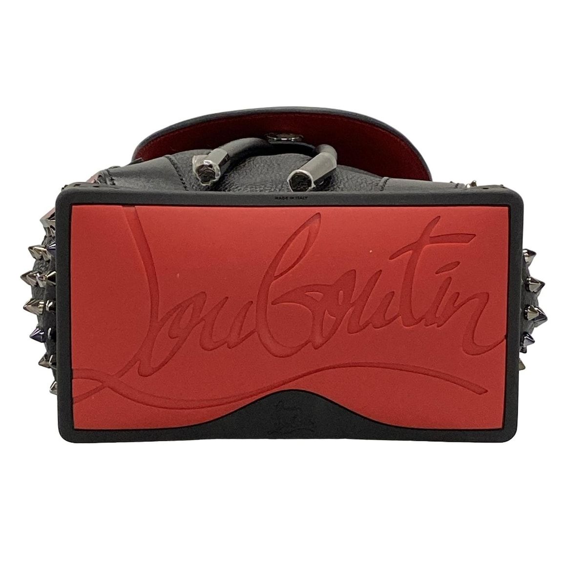 も*も様 Christian Louboutin スタッズリュック 黒/赤 も*も様 Christian Louboutin スタッズリュック 黒/赤