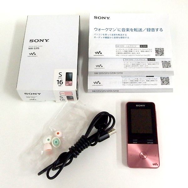 SONY ポータブルオーディオプレーヤー 16GBモデル NW-S315