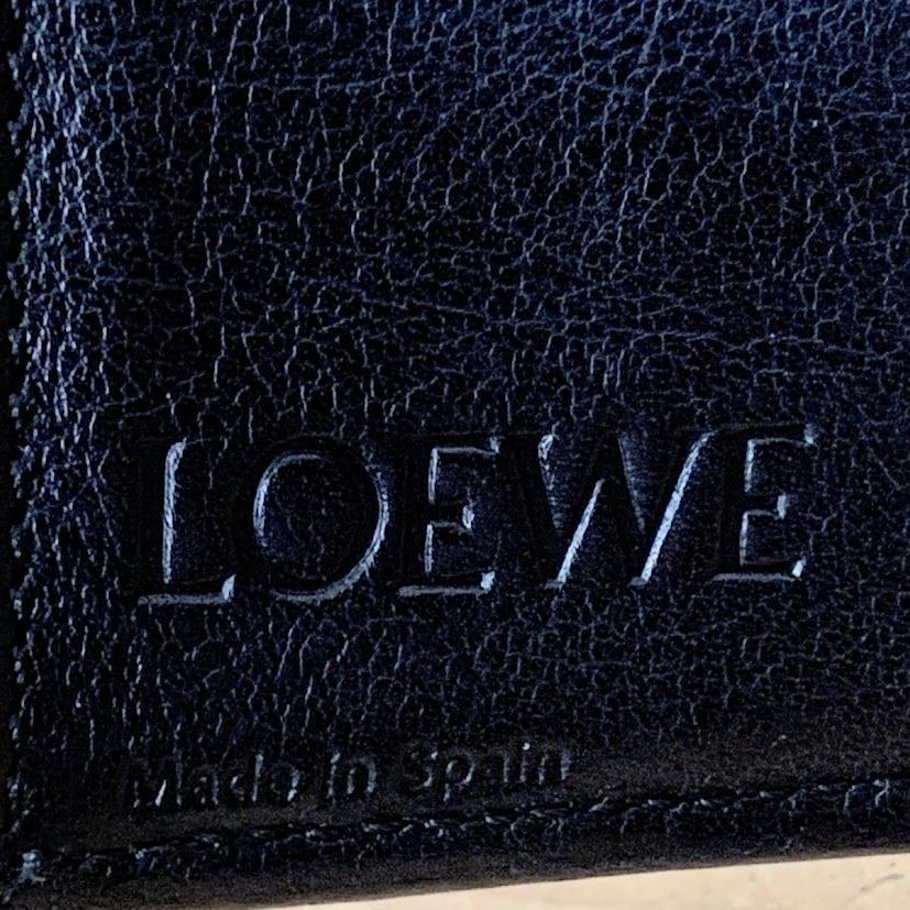 LOEWE ロエベ 3つ折り財布 ヴァーティカルウォレット スモール レザー