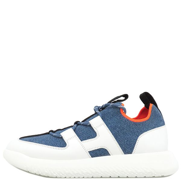 エルメス HERMES スニーカー デュエル DUEL ファブリック レザー