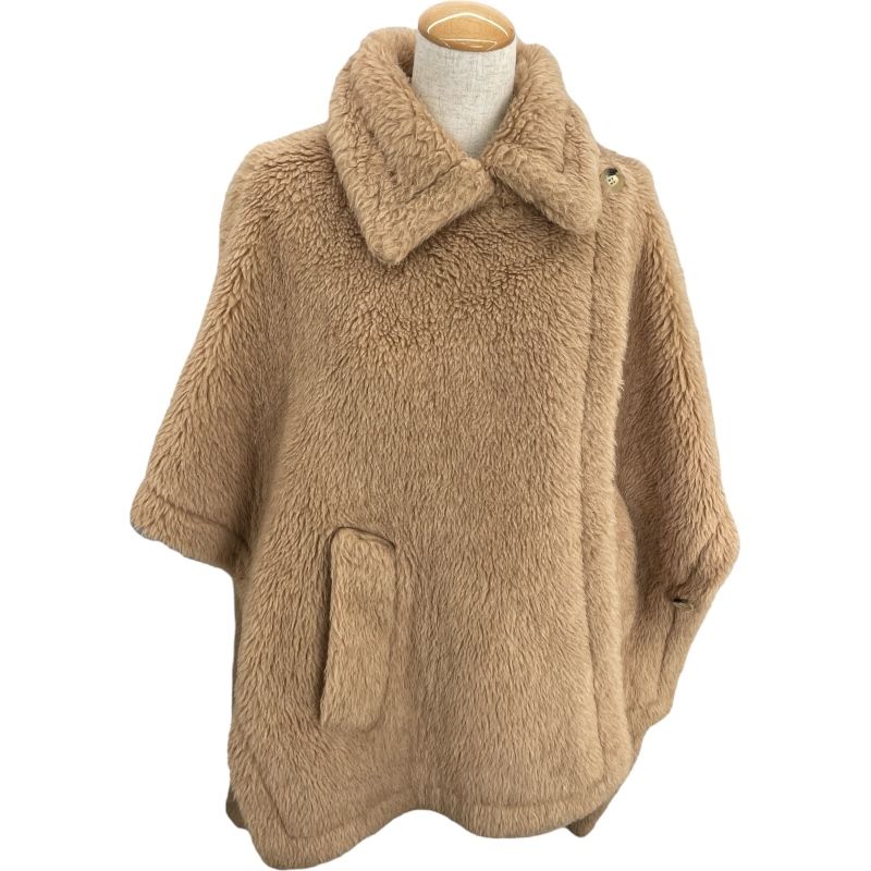 マックスマーラ Max Mara テディベアケープポンチョガーメント付