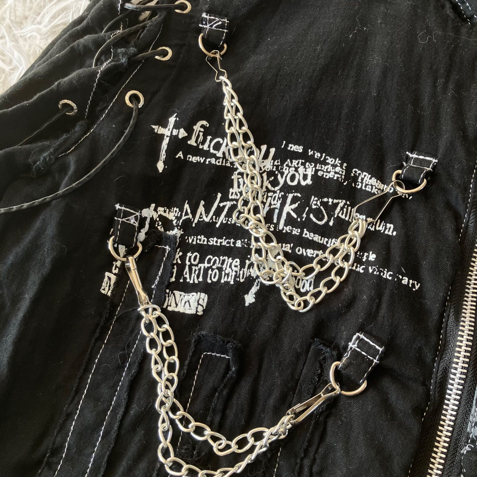 y2k MAD PUNKS セットアップ 上下セット パンク y2k MAD PUNKS