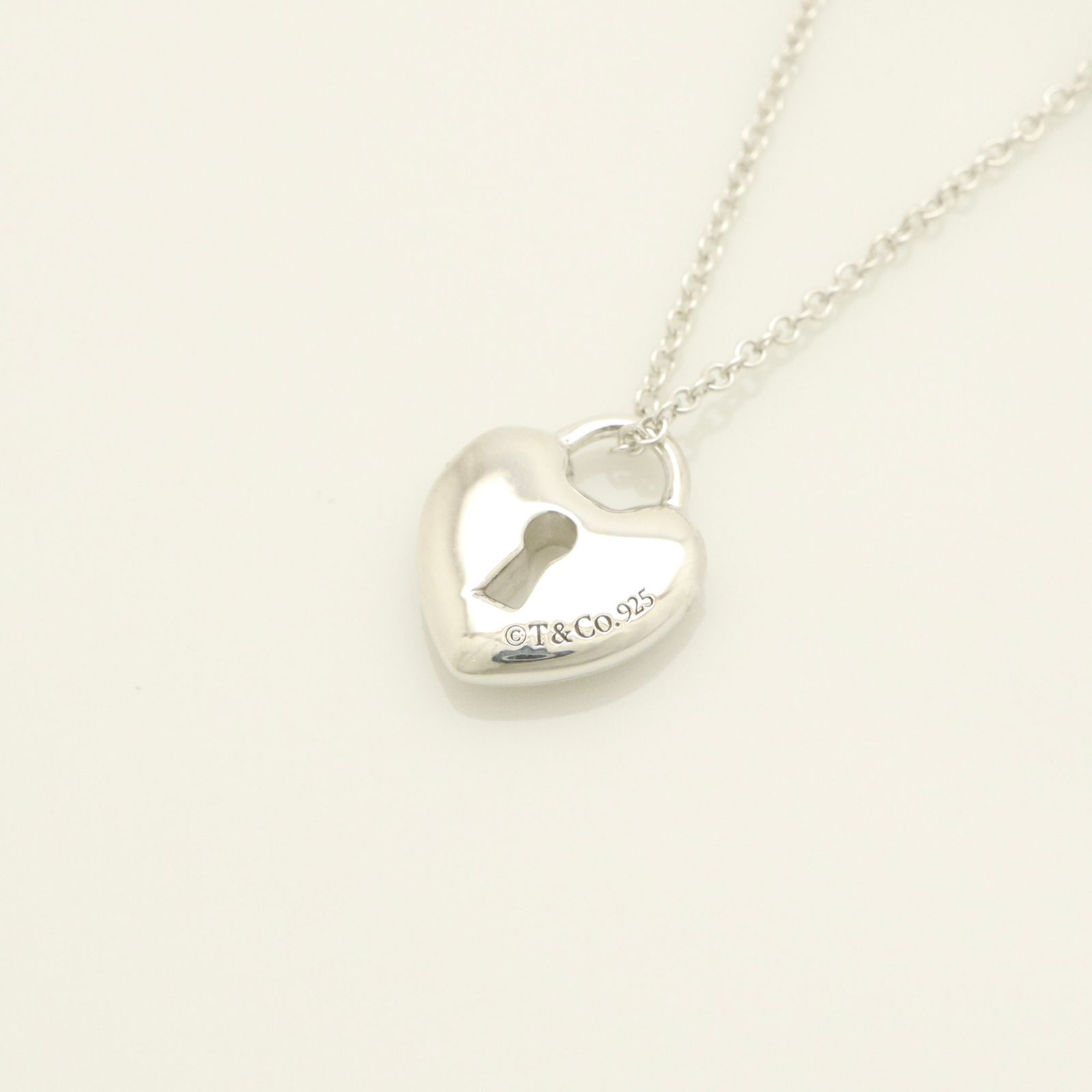 美品】ティファニー TIFFANY&Co. ハート ロック ネックレス AG925