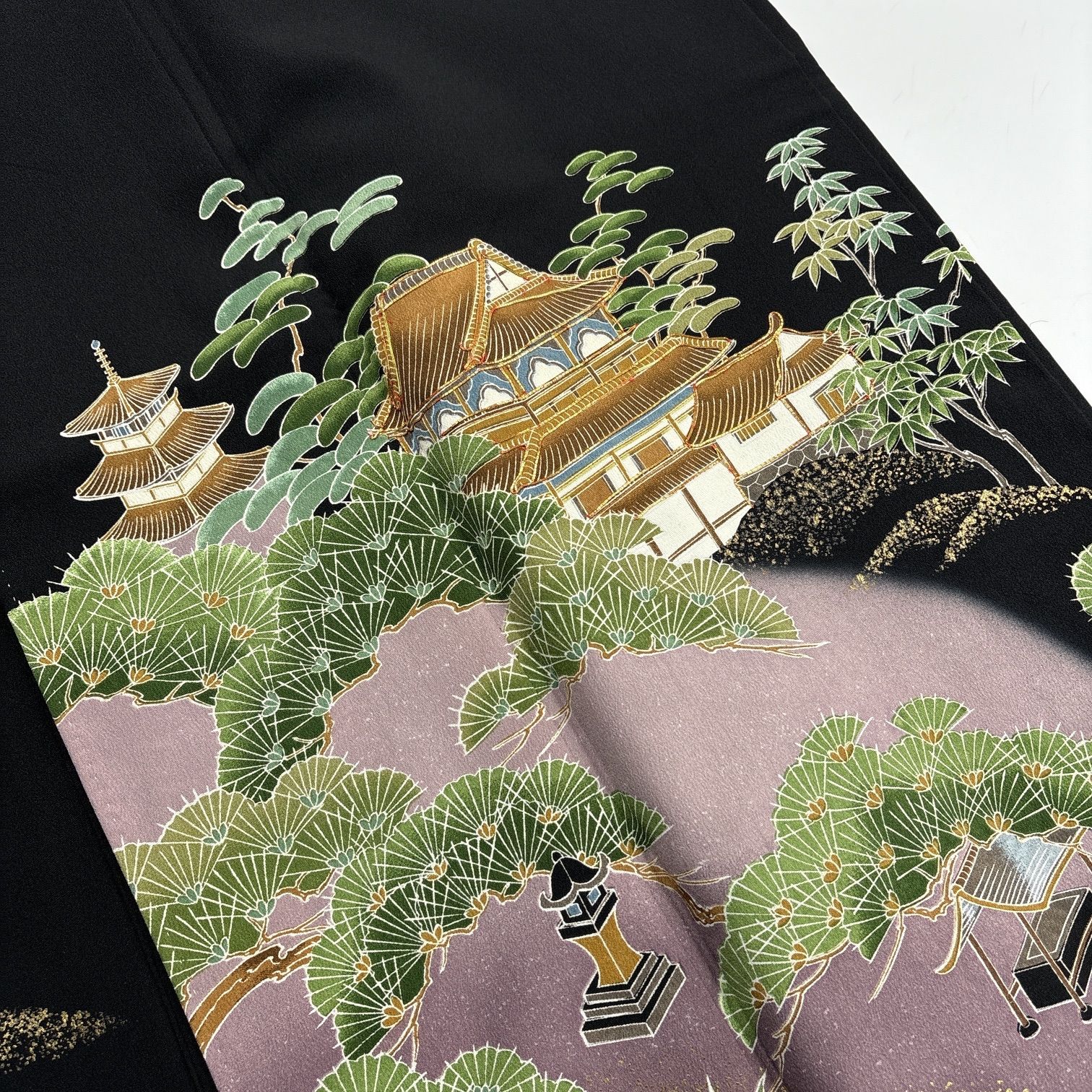 黒留袖 4枚 正絹 着物まとめ売り 同梱購入歓迎 リメイク用 着付け練習