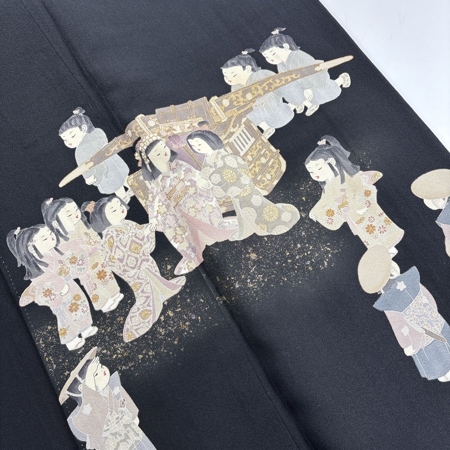 黒留袖 4枚 正絹 着物まとめ売り 同梱購入歓迎 リメイク用 着付け練習