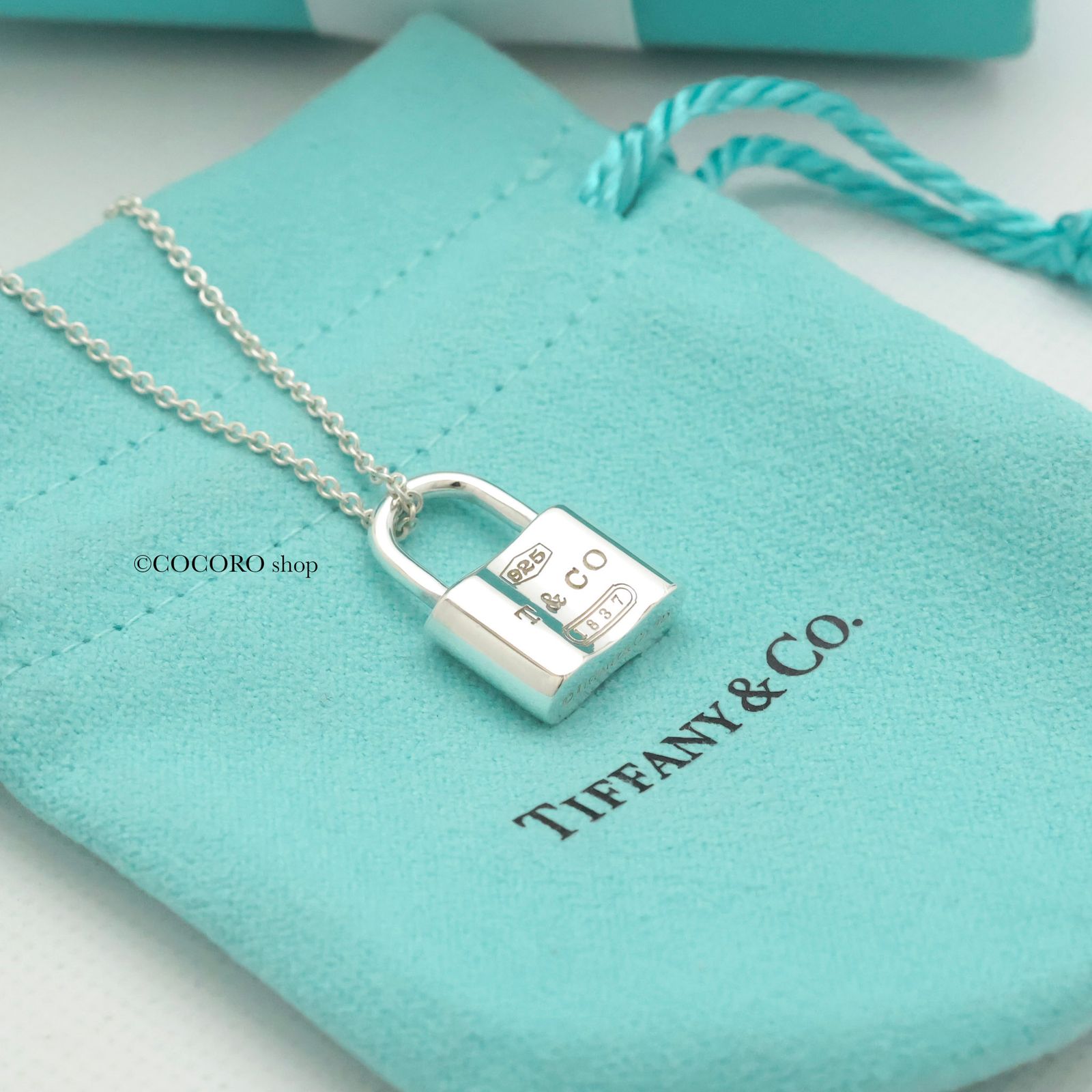 美品】ティファニー TIFFANY&Co. 1837 カデナ ロック チャーム