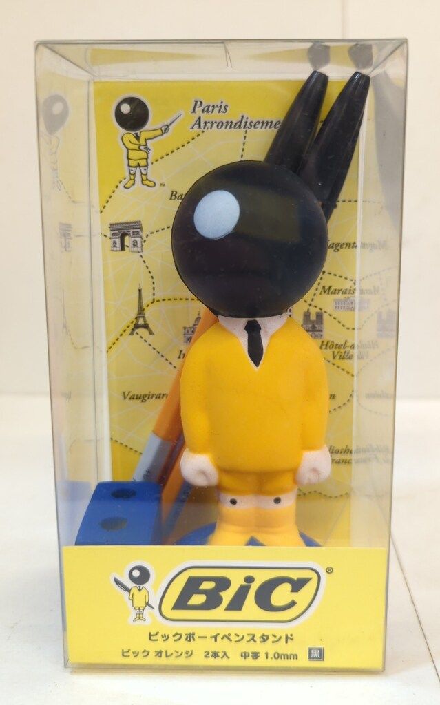 BiC ビックボーイペンスタンド/ビック オレンジ2本入り 中字 1.0㎜