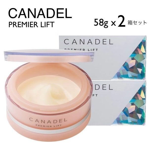 カナデル　プレミアリフト 美容液ジェル58g 本体4個セット e) CANADEL カナデル プレミアリフト オールインワン 美容液ジェル 58g