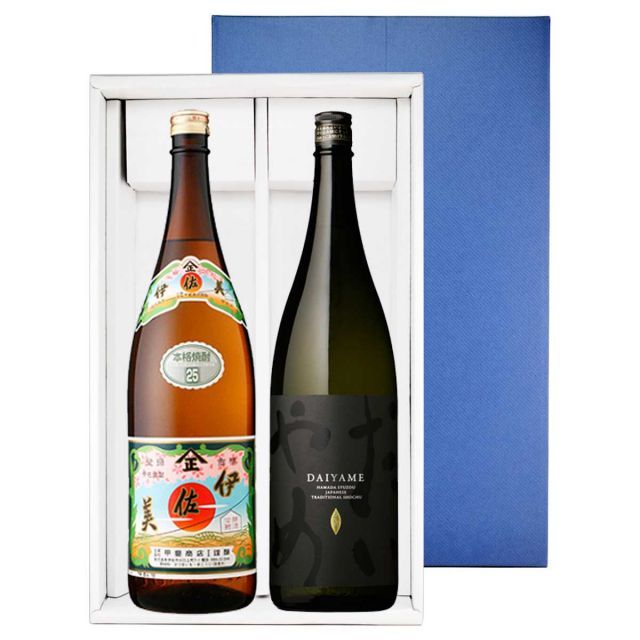 伊佐美 ・ だいやめ 1800ml × 各1本 計2本 セット 箱入父の