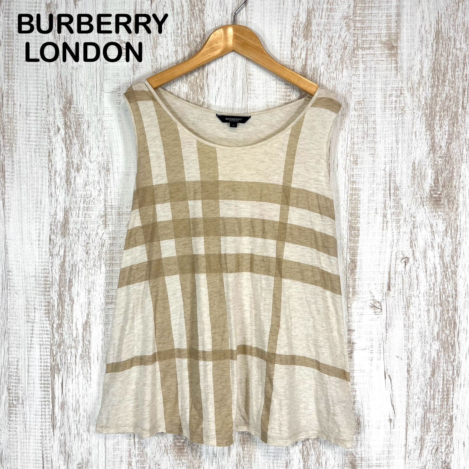 バーバリー ロンドン BURBERRY タンクトップ ノバチェック M BURBERRY BLUE LABEL ノバチェック タンクトップ M オレンジ - メルカリ