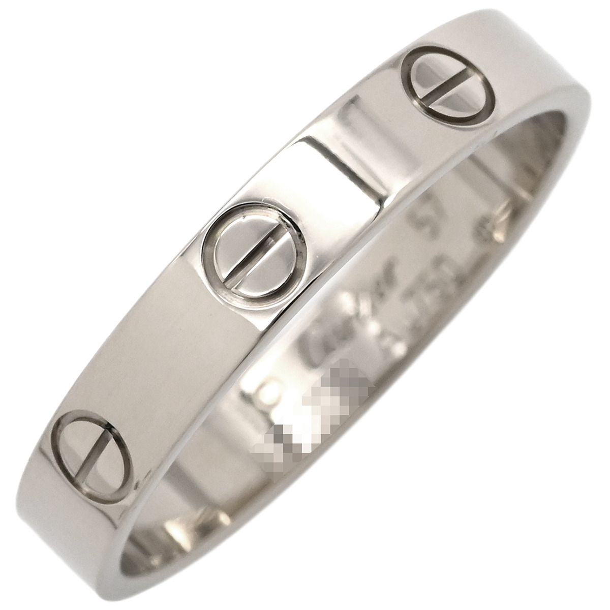 カルティエ Cartier リング 指輪 ラブリング スモールモデル K18WG