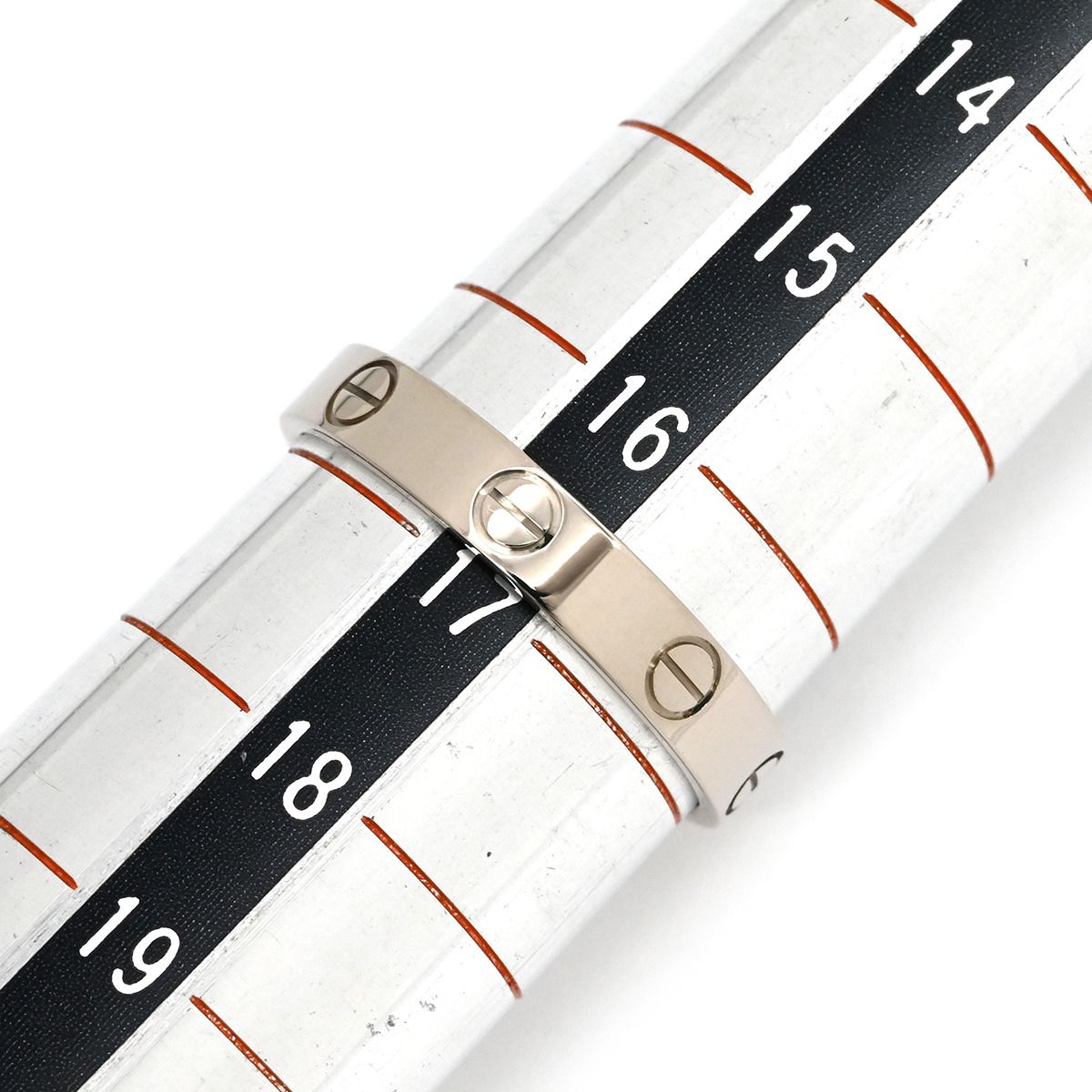 Cartier ラブリングスモールモデル　K18WG カルティエ Cartier リング 指輪 ラブリング スモールモデル K18WG