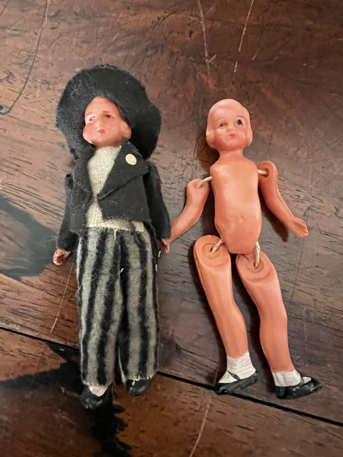 昭和レトロ セルロイド人形 4体 - メルカリ