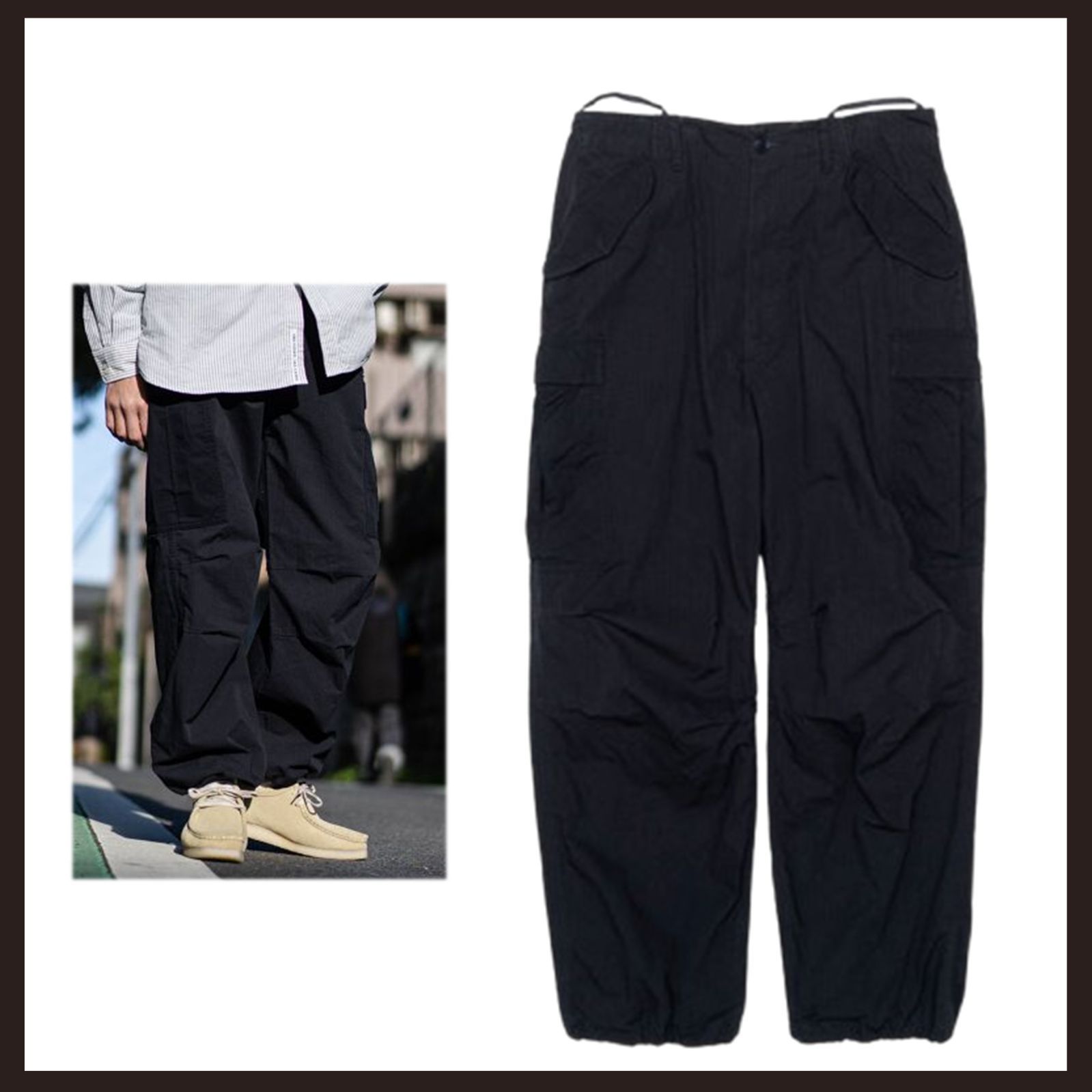 新品 未使用 nanamica ナナミカ カーゴパンツ コーデュラリップス 