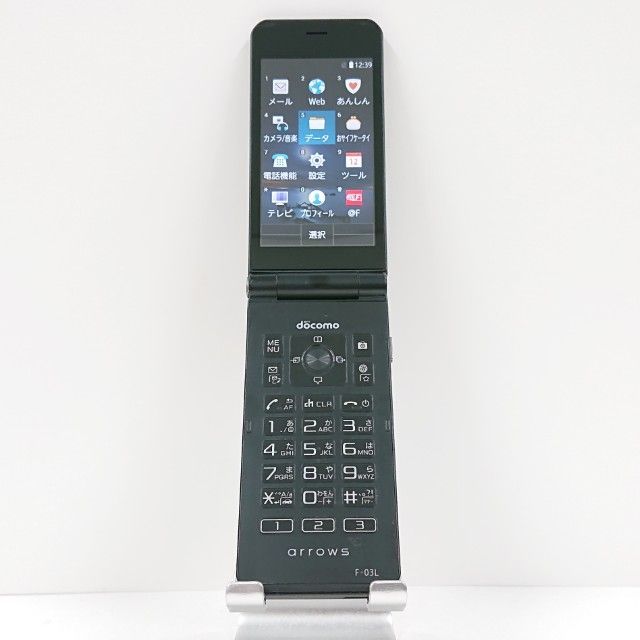 arrows ケータイ F-03L ドコモ ブラック 送料無料 本体 c15576 - メルカリ