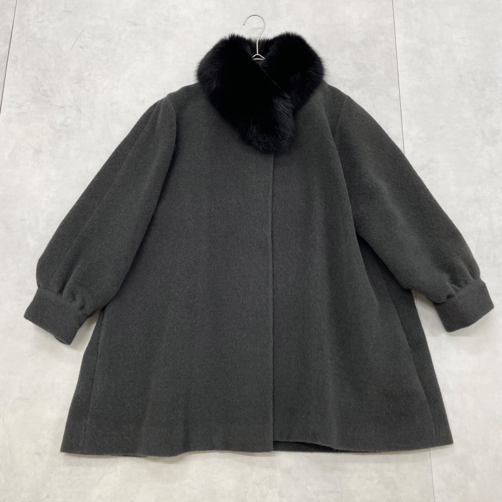 CHLOE クロエ ロングコート ボリュームスリーブ オーバーサイズ ファー