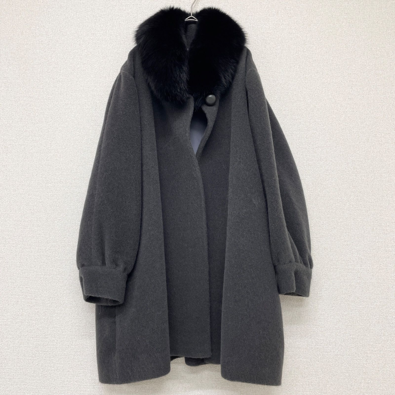 CHLOE クロエ ロングコート ボリュームスリーブ オーバーサイズ ファー