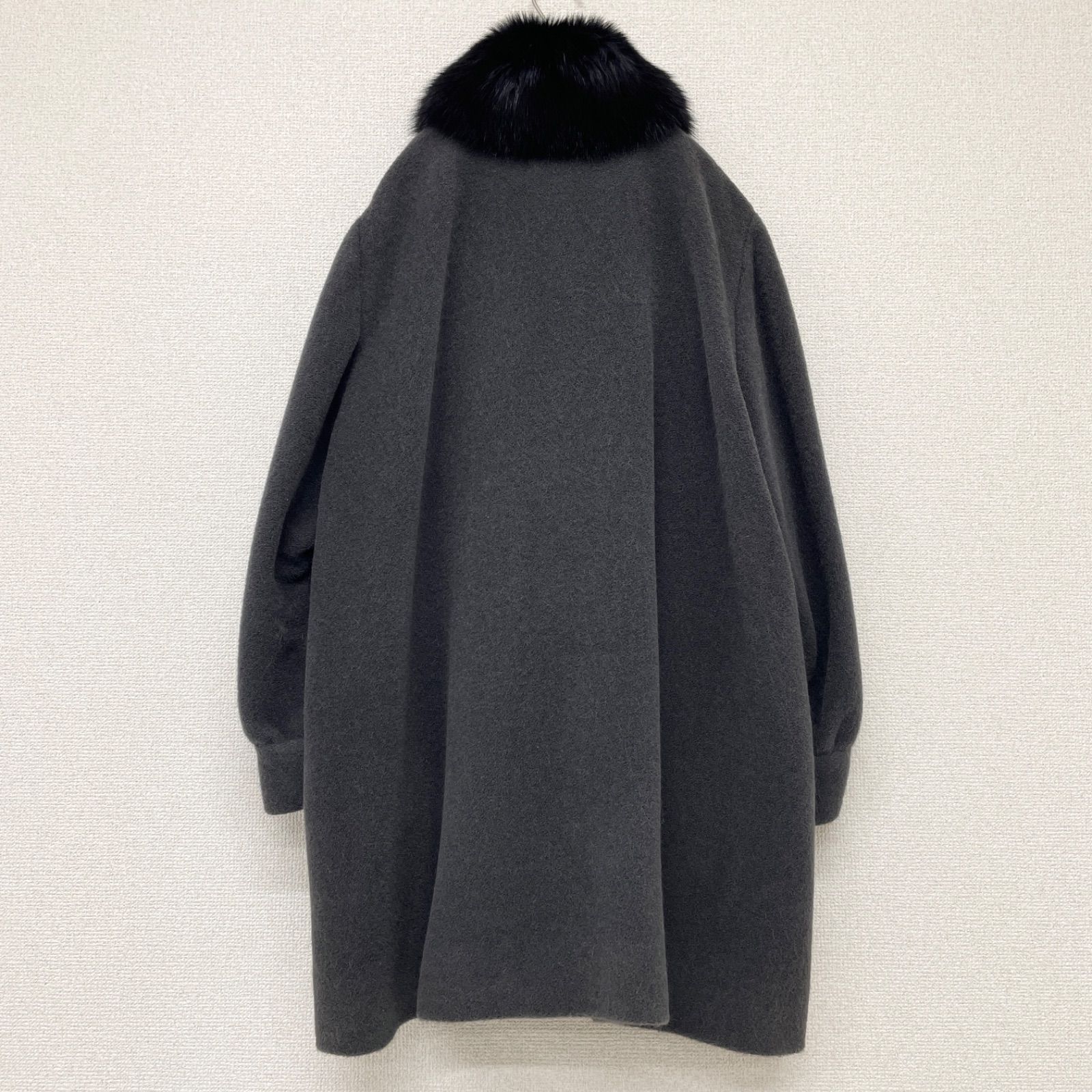 Chloe クロエ オーバーサイズ ポンチョ ロング コート CHLOE クロエ ロングコート ボリュームスリーブ オーバーサイズ ファー