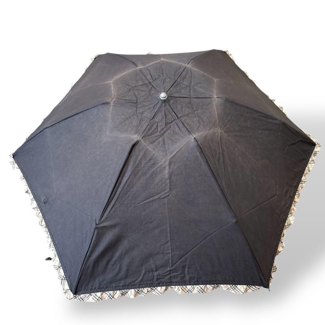 バーバリー 日傘 フリル ノバチェック 折りたたみ - メルカリ