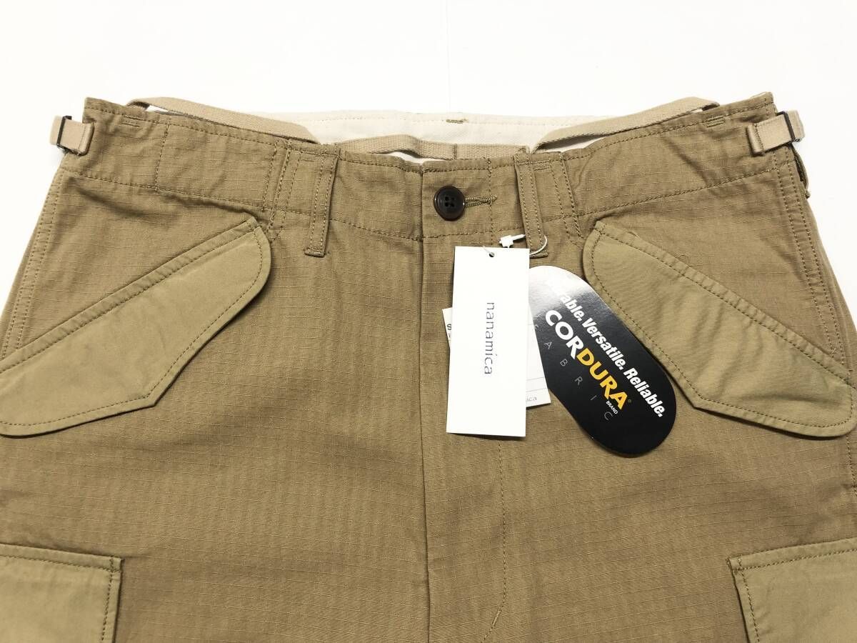 新品 未使用 nanamica ナナミカ カーゴパンツ コーデュラリップス 
