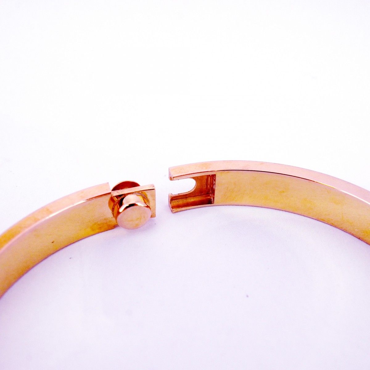 5job0210】カルティエ バングル ラブブレス K18PG ピンクゴールド