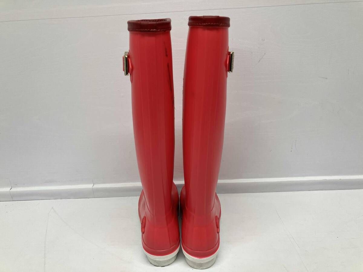MONCLER モンクレール ロングブーツ レインブーツ サイズ:37 ピンク