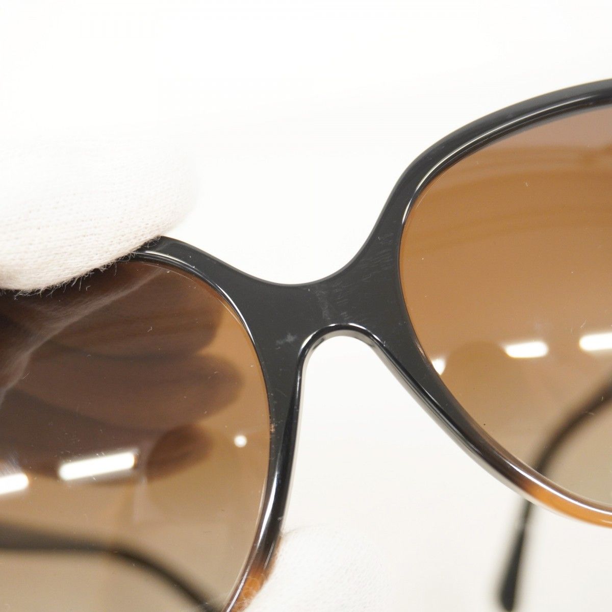 5od3271】シャネル サングラス 5349-A プラスチック ブラウン ゴールド