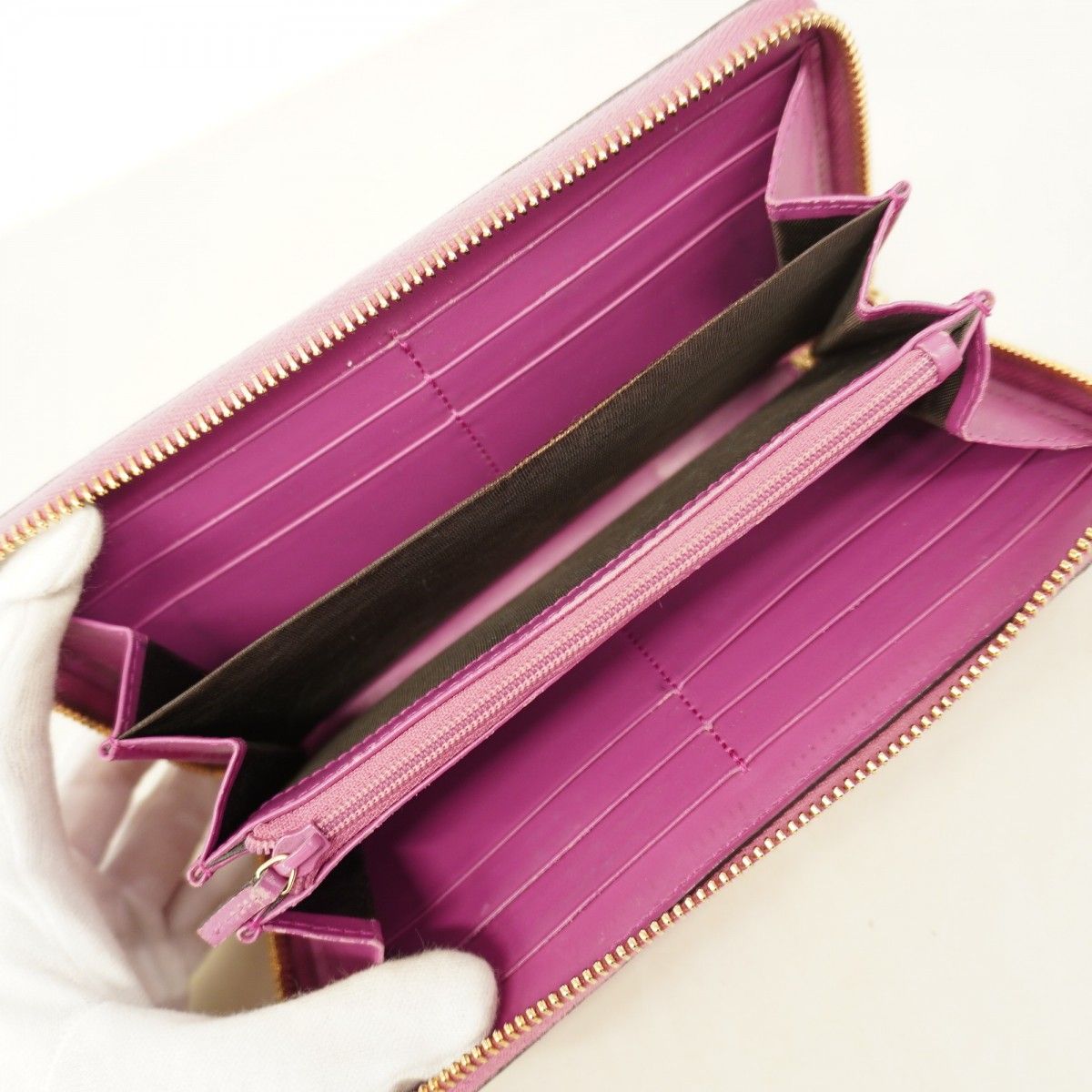 ルイヴィトン モノグラム クレマンス ジッピーウォレット ICチップ D24