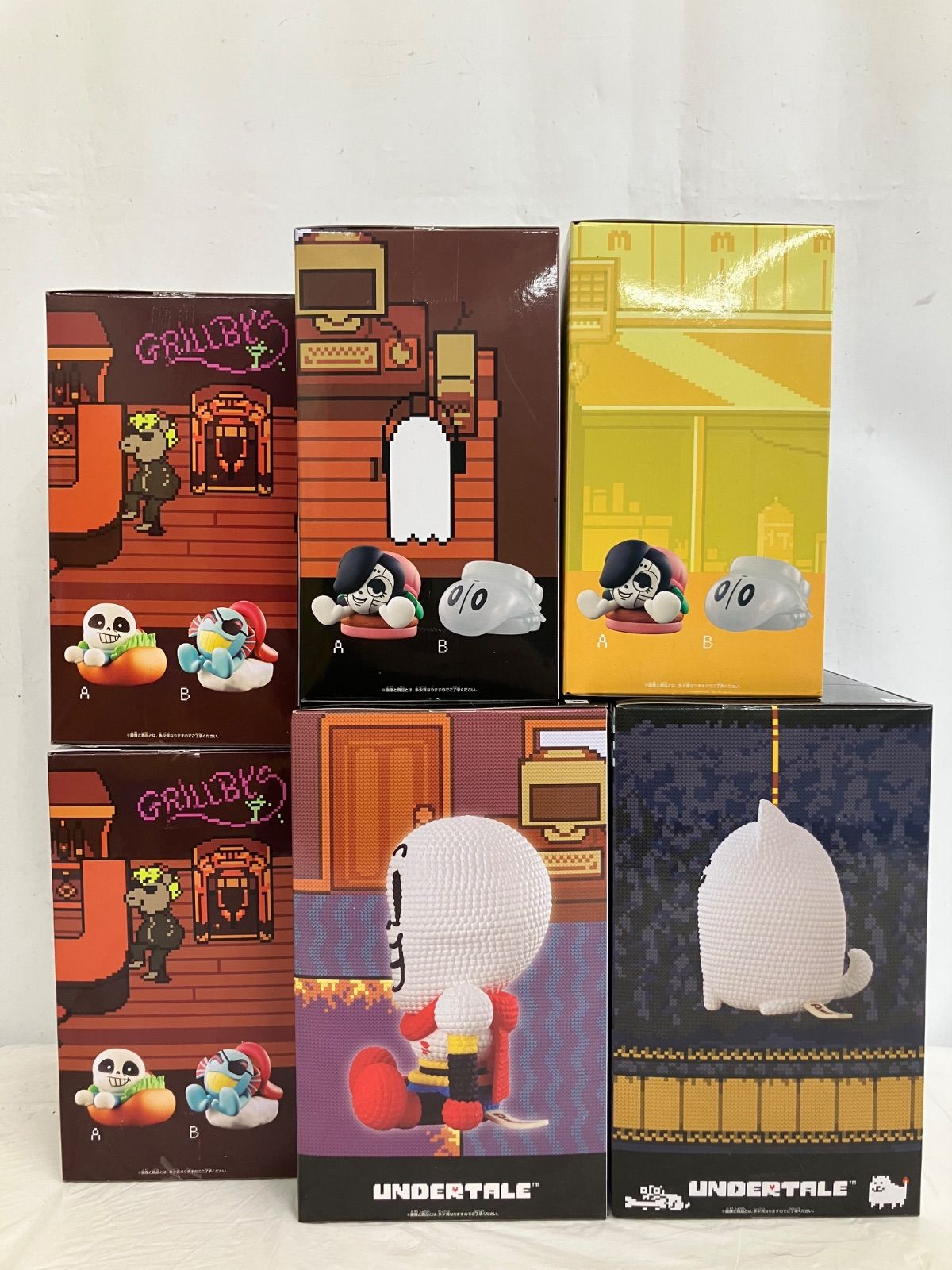 未開封 UNDERTALE フィギュア FOOD DESIGN あみこっと 6種 6個セット