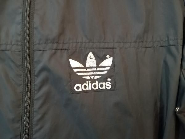 adidas アディダス ジャケット ナイロンジャケット 80s 90s Lサイズ ブラック スポーツ