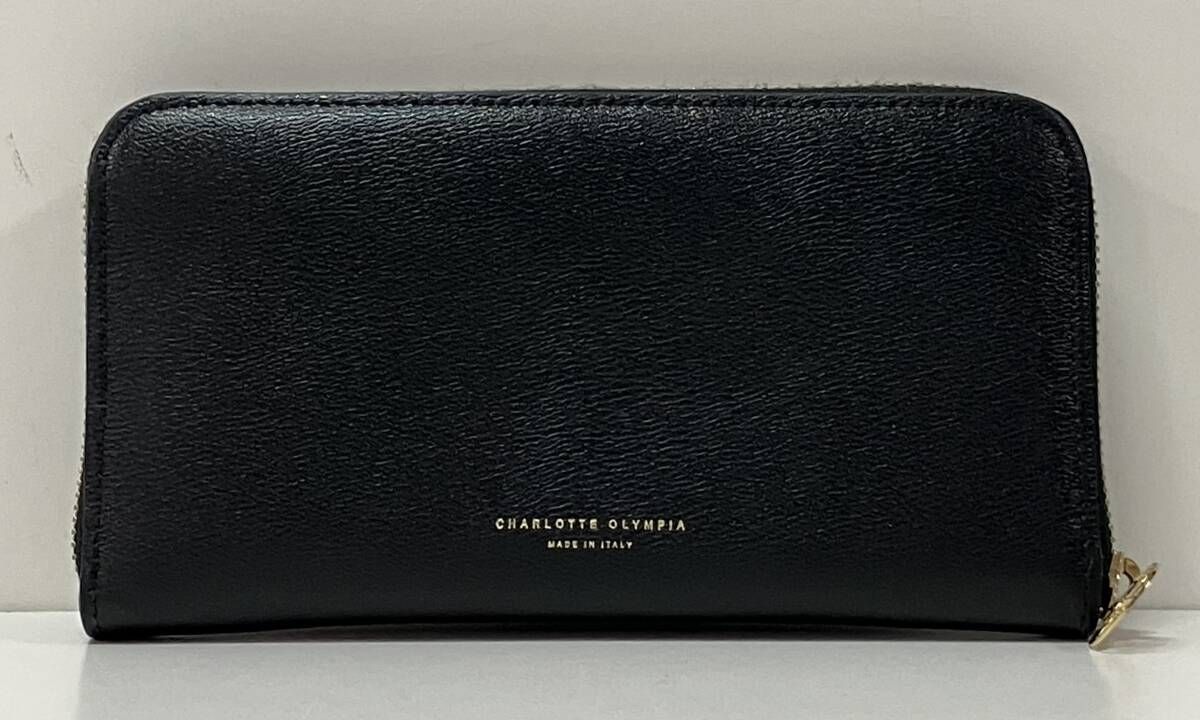 CHARLOTTE OLYMPIA シャーロット オリンピア 長財布 猫 ブラック 