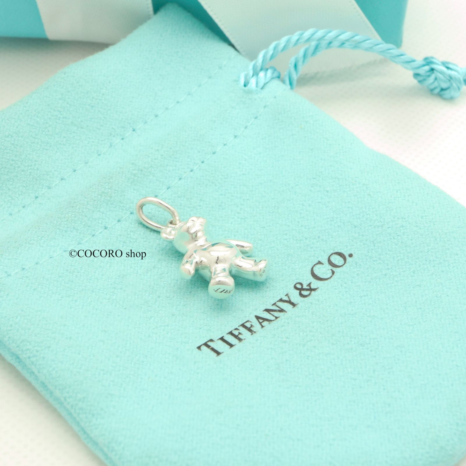 美品】ティファニー TIFFANY&Co. クマ テディベア チャーム AG925