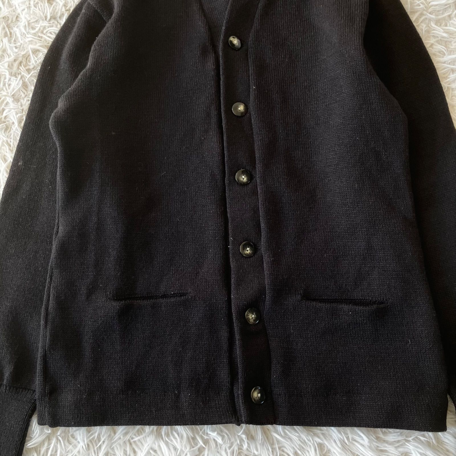 米国製 アメリカ製 SKOOKUM 100%バージンウール カーディガン 38
