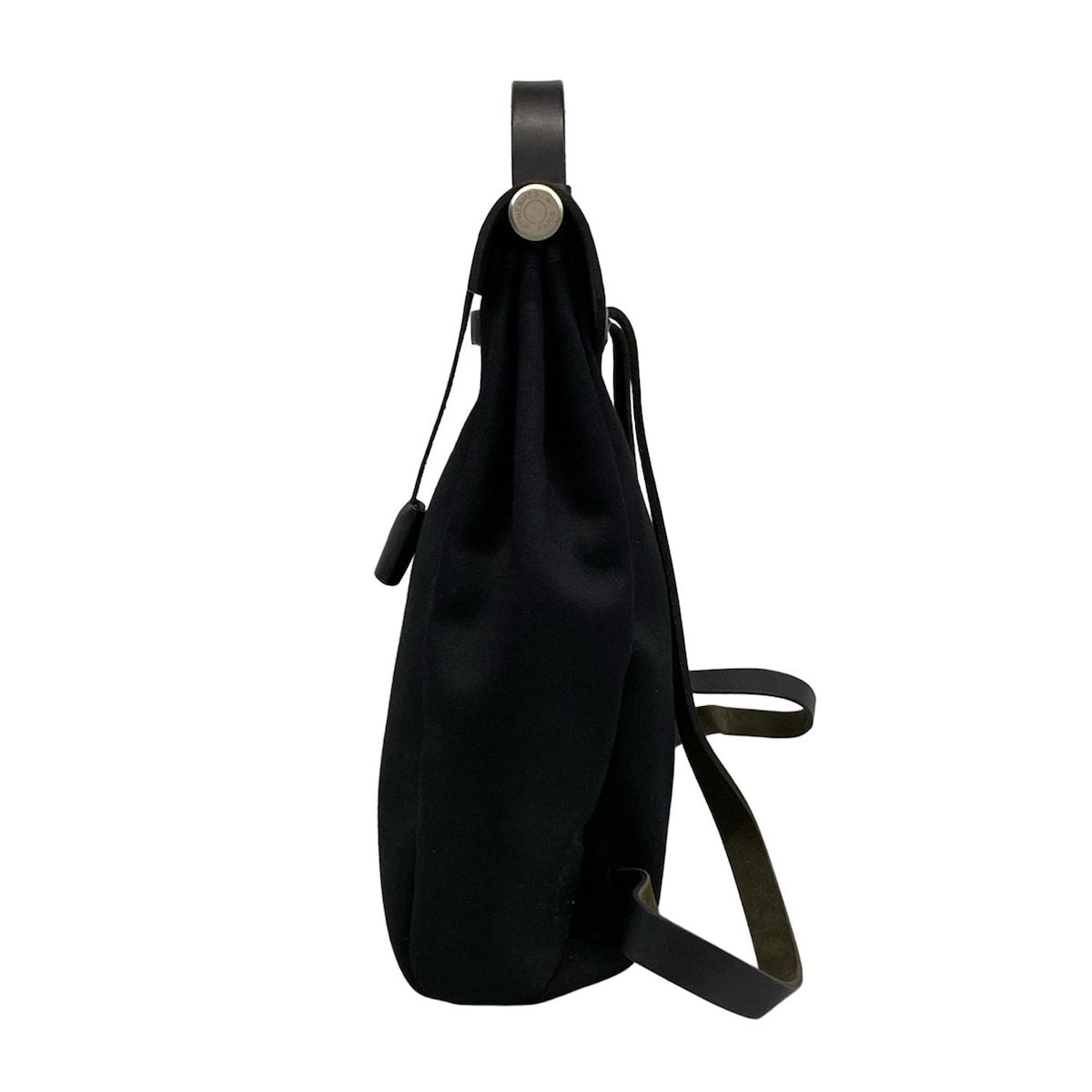 HERMES(エルメス) リュックサック エールバッグアド 黒 シルバー金具
