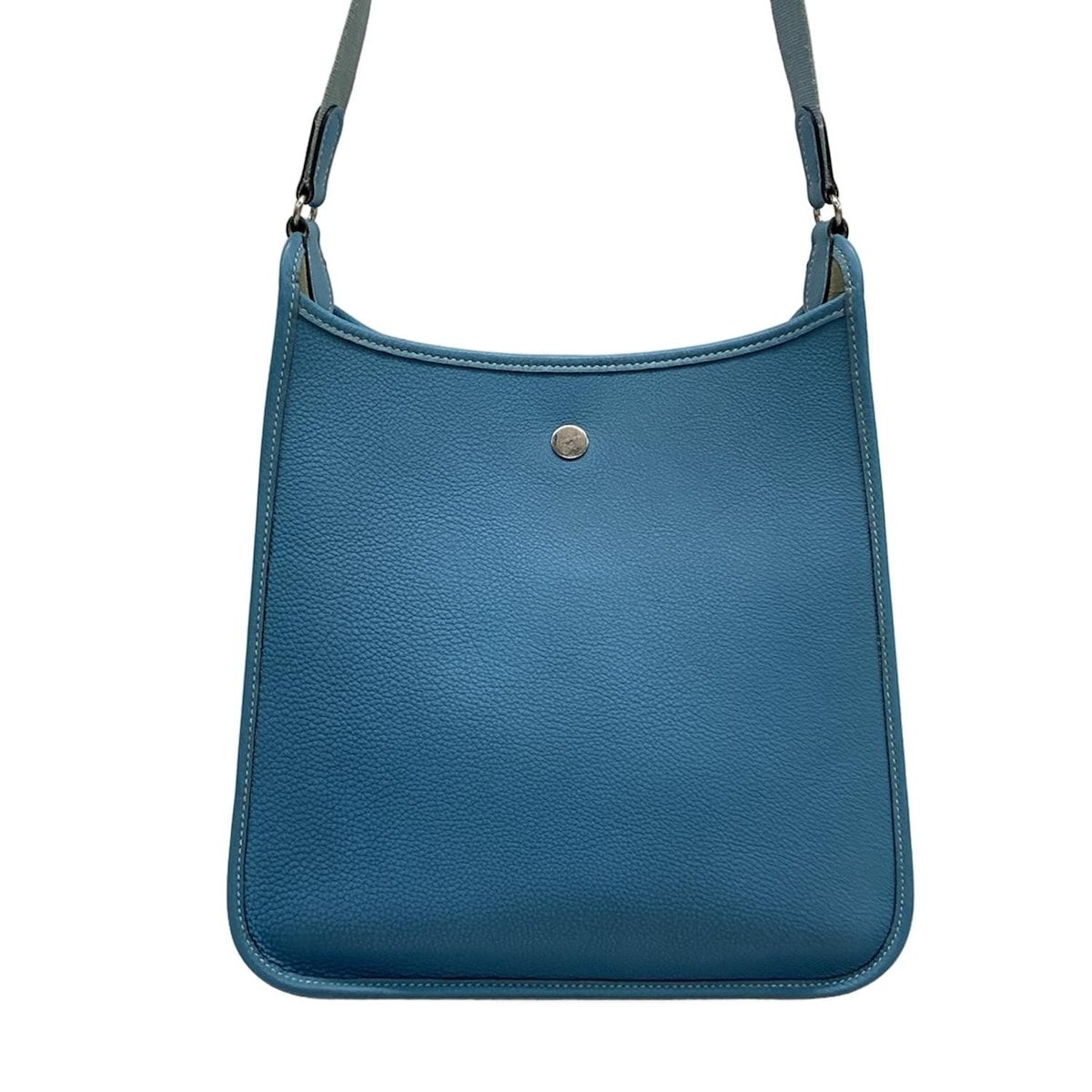 HERMES(エルメス) ショルダーバッグ ヴェスパPM ブルージーン シルバー