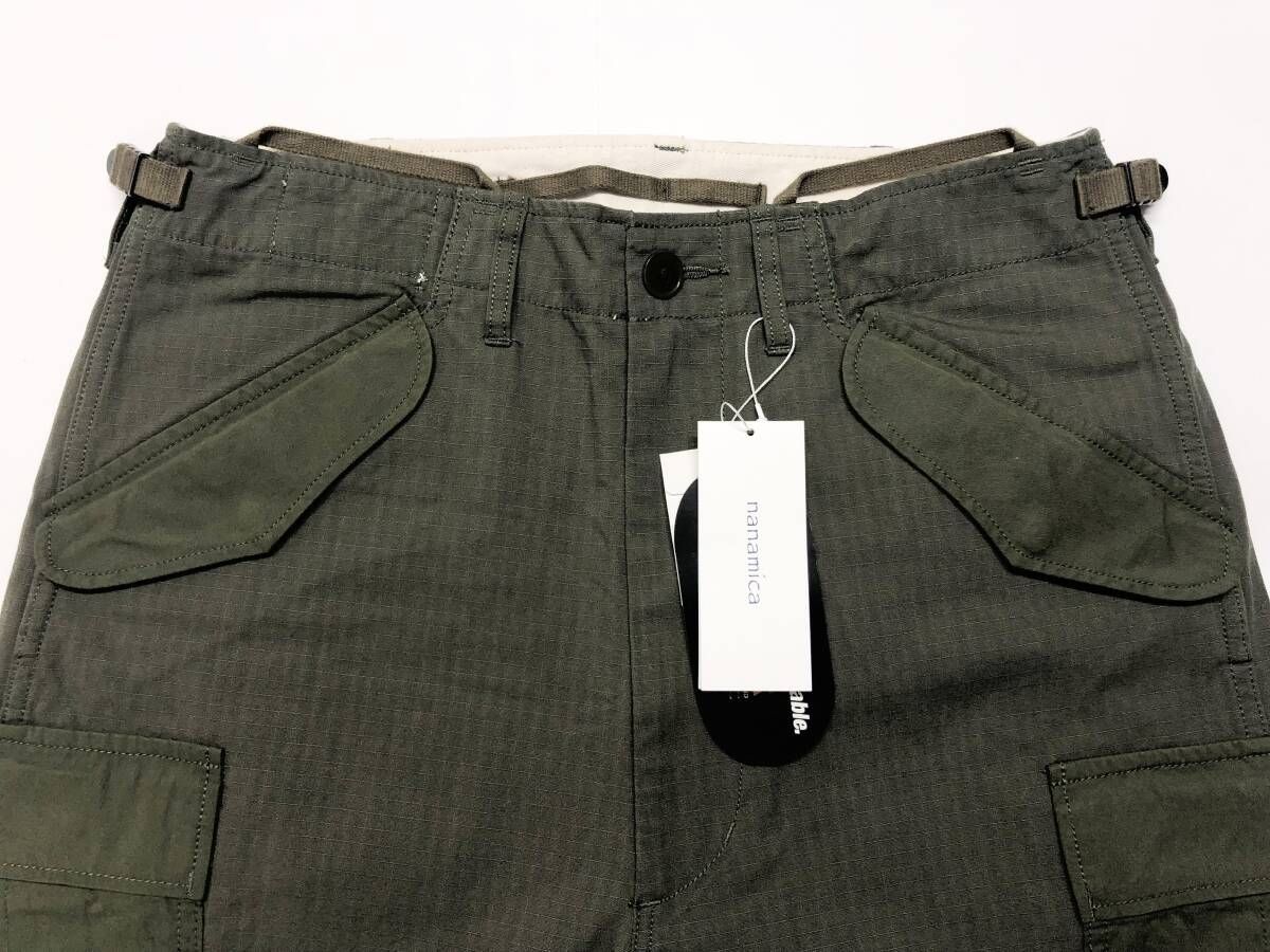 新品 未使用 nanamica ナナミカ カーゴパンツ コーデュラリップス