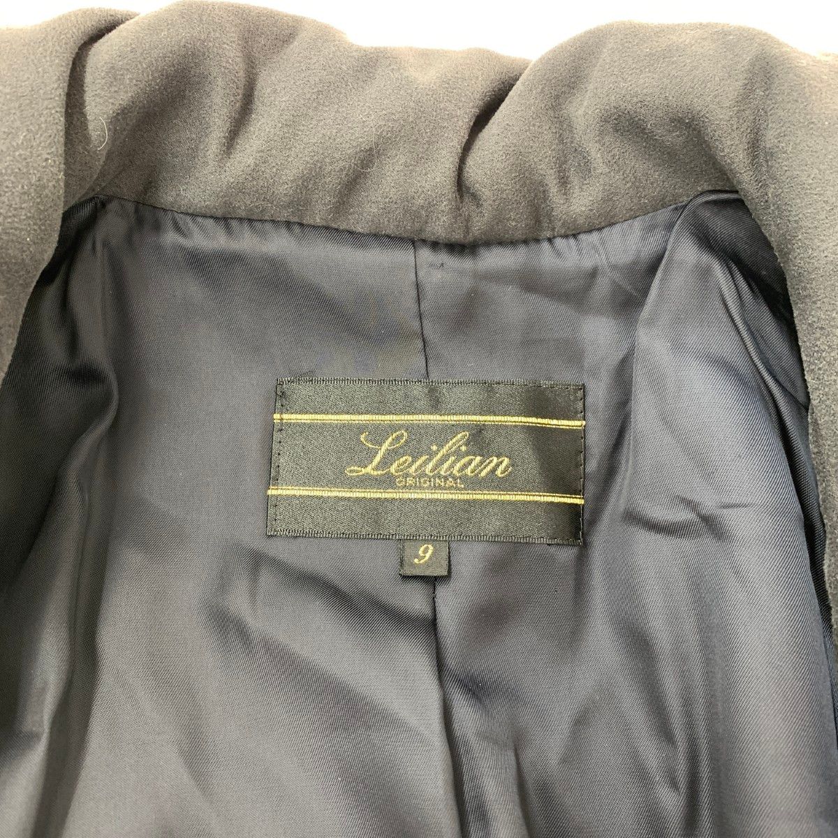 LEILIAN レリアン キルティングコート サイズ:9 グレー レディース