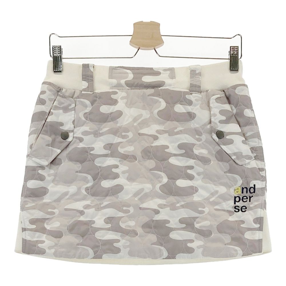 サイズ：M AND PER SE アンパスィ 起毛 リバーシブル 中綿スカート