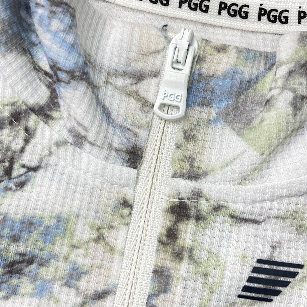 サイズ：0 PGG PEARLY GATES パーリーゲイツ 半袖ハーフジップ