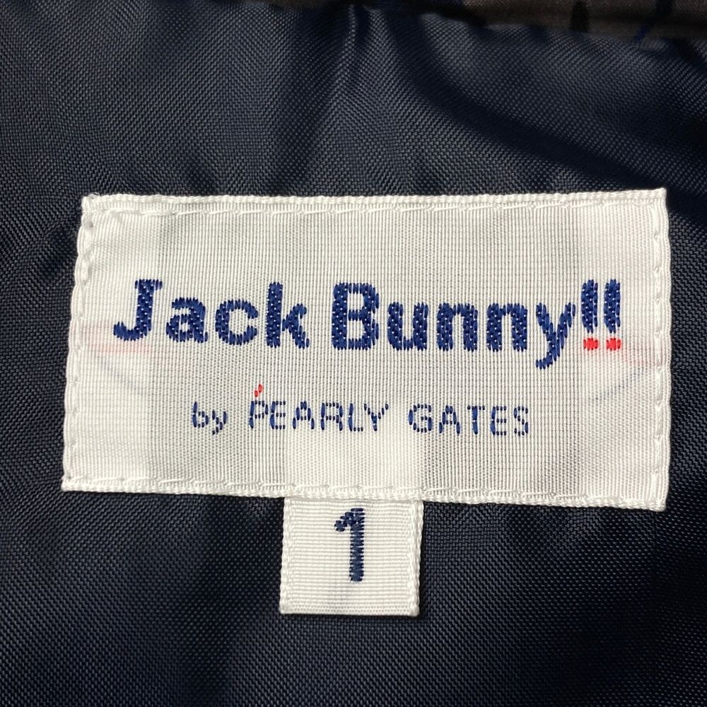 サイズ：1 JACK BUNNY ジャックバニー ; 2WAY 中綿ベスト 総柄