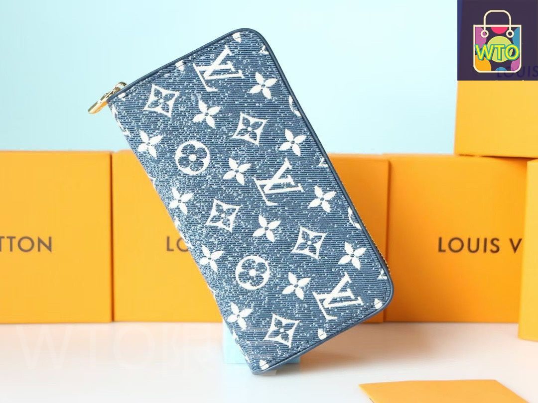 今日特価】Louis Vuitton ルイ・ヴィトン モノグラムデニムウォレット