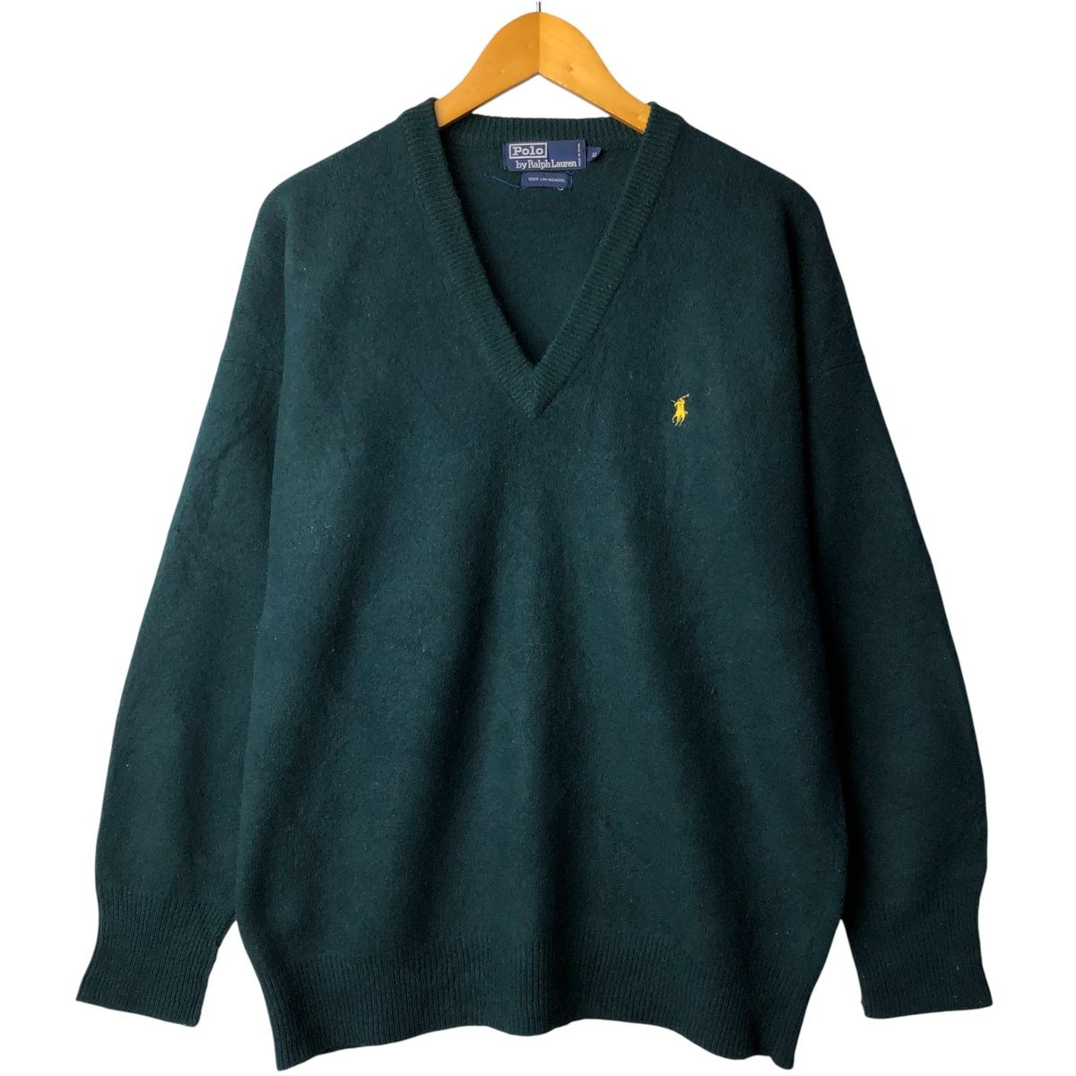 古着 ラルフローレン Ralph Lauren POLO by Ralph Lauren Vネック 