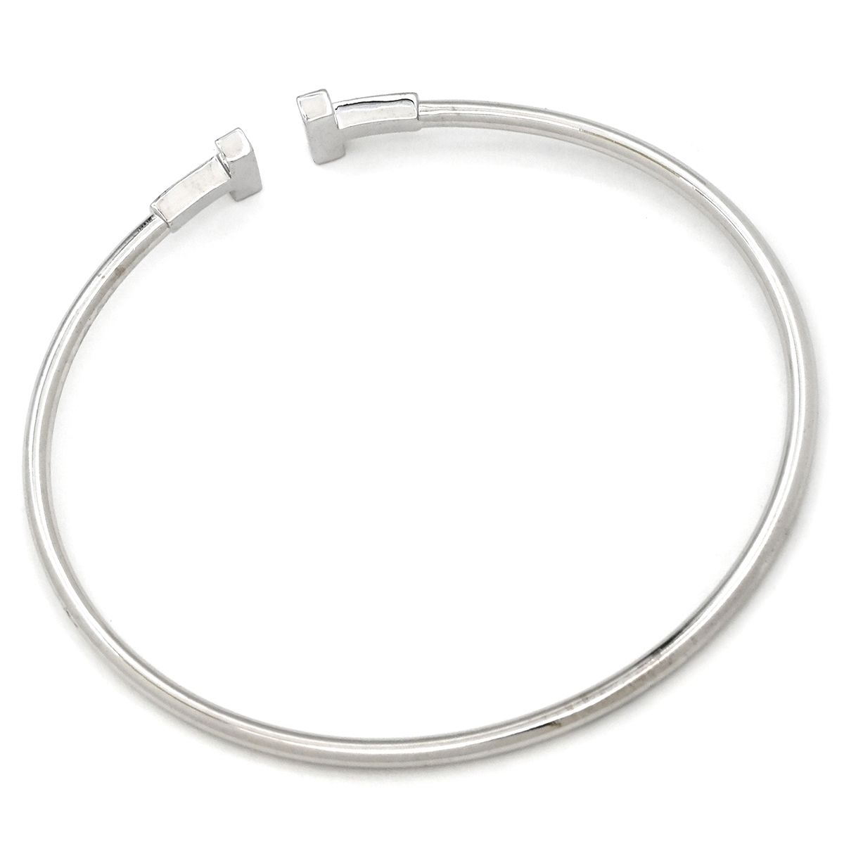 ティファニー Tiffany & Co ブレスレット Tワイヤー K18WG 