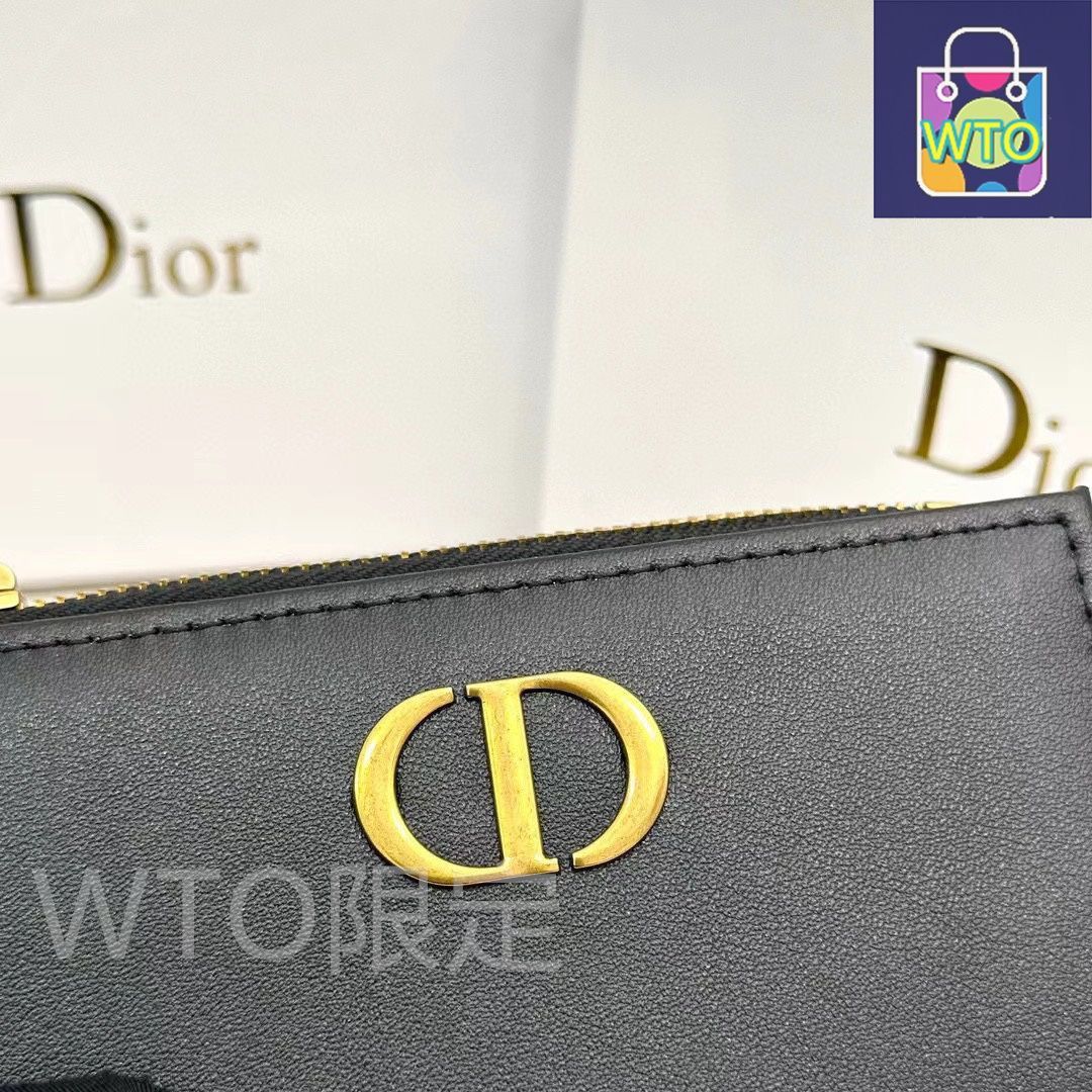 今日特価】Dior ディオール D28 小型ウォレット インポートPVC×レザー